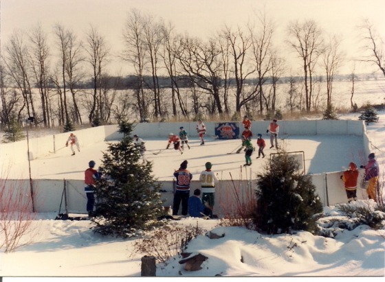 Skating on Outdoor Rink