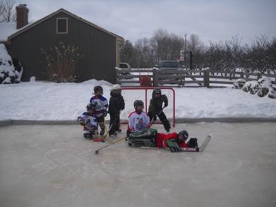 Backyard Hockey - Ed Kunzelman's Backyard Ice Rink