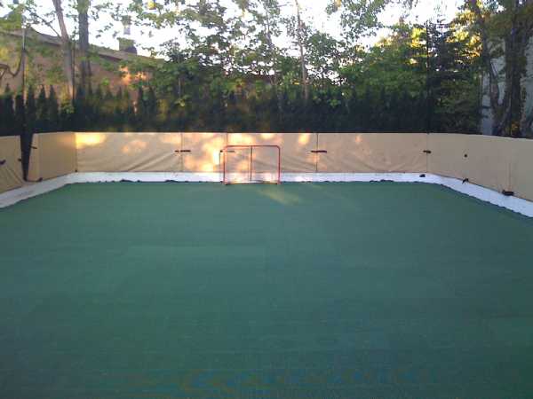 Roller hockey rink