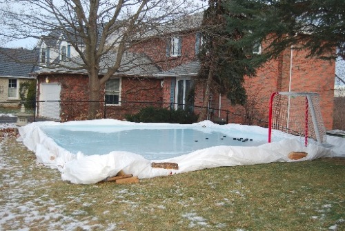 Backyard Ice Hockey Shooting Pad-1