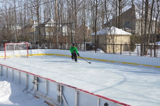 Ice Hockey Rink by My Backyard Ice Rink