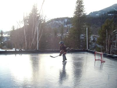 My First Backyard Ice Rink: Ken, Castlegar BC