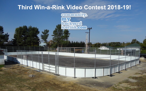 My Backyard Ice Rink Contest - First Prize : A Complete Pro Series Community Grade Rink Package