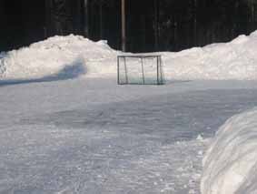 Old-fashioned Outdoor Ice Rink